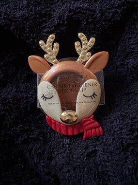 Reindeer Car Air Freshener Visor Clip Bath & Body Works Scentportable Holder